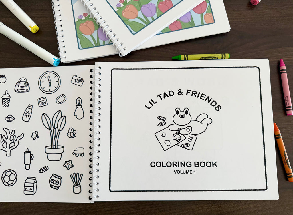 Lil Tad and Friends - Coloring Book Volume 1