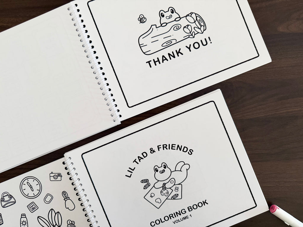 Lil Tad and Friends - Coloring Book Volume 1